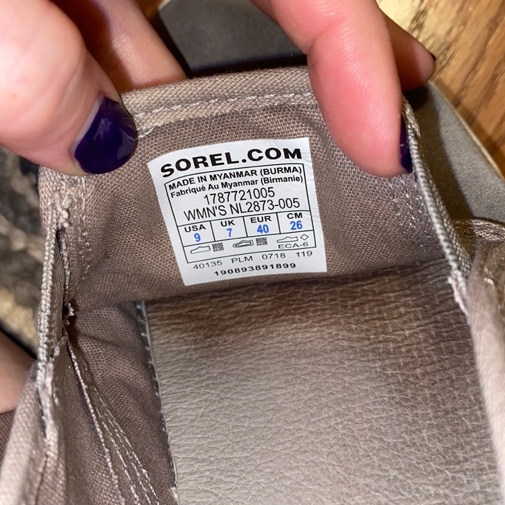 Sorel Camp Sneak Slip On in Gray Suede size 9 - Picture 5 of 5